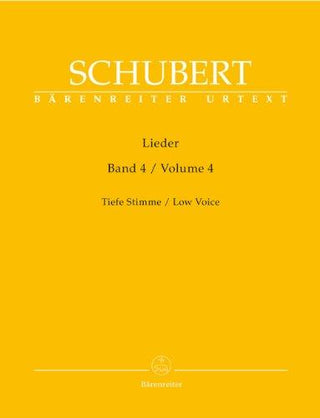 Lieder, Vol. 4 - For Low Voice - Thryft