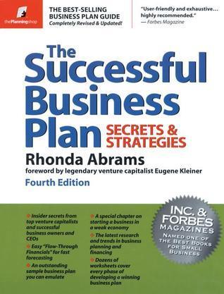 The Successful Business Plan - Secrets & Strategies - Thryft