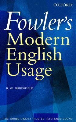 Fowler's Modern English Usage - Thryft