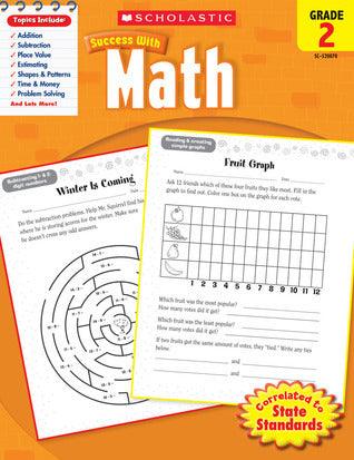 Scholastic Success with Math: Grade 2 Workbook - Thryft