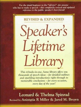 Speaker's Lifetime Library - Thryft