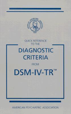 Diagnostic Criteria from DSM-IV-TR - Thryft