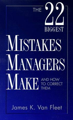 The Twenty-Two Biggest Mistakes and How to Correct Them - Thryft