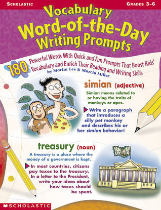 Vocabulary Word-of-the-Day Writing Prompts, Grades 3-6