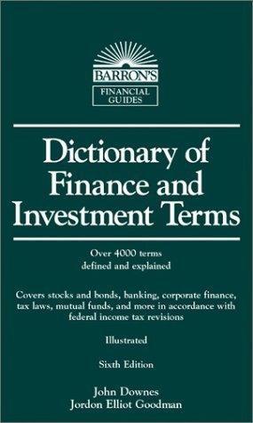 Dictionary Of Finance And Investment Terms - Thryft