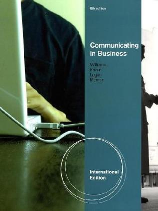 Communicating in Business - Thryft