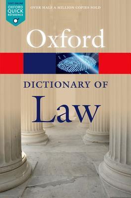 A Dictionary of Law - Oxford Quick Reference