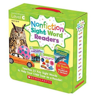 Nonfiction Sight Word Readers: Guided Reading Level C (Parent Pack) : Teaches 25 Key Sight Words to Help Your Child Soar as a Reader! - Thryft
