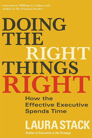 Doing the Right Things Right					How the Effective Executive Spends Time