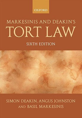 Markesinis and Deakin's Tort Law