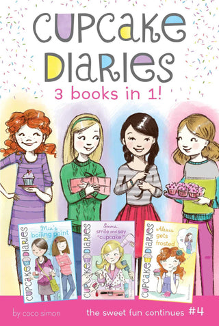 Cupcake Diaries 3 Books in 1! #4 : Mia's Boiling Point; Emma, Smile and Say Cupcake!; Alexis Gets Frosted - Thryft