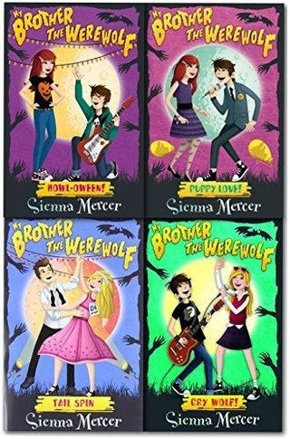 My Brother the Werewolf Collection 4 Books Set By Sienna Mercer (Cry Wolf, Puppy Love, Tail Spin, Howl-oween) - Thryft