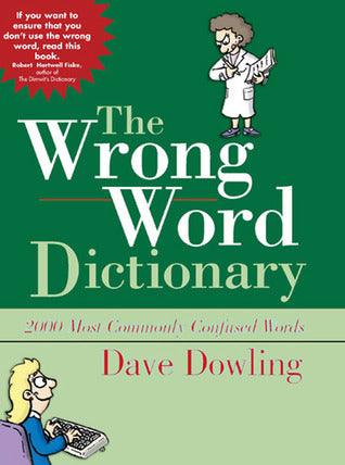 The Wrong Word Dictionary - Thryft