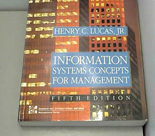 Information Systems Concepts for Management