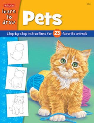 Learn to Draw Pets: Step-by-Step Instructions for 23 Favorite Animals - Thryft