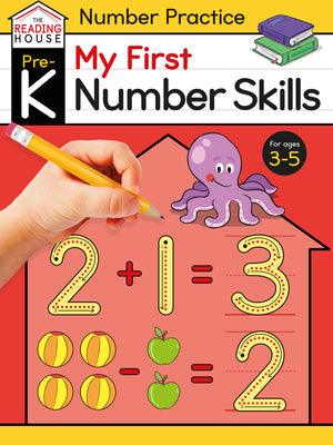 My First Number Skills (Pre-K Number Workbook) - Preschool Activities, Ages 3-5, Early Math, Number Tracing, Counting, Addition And Subtraction, Shapes, Sorting, And More - Thryft