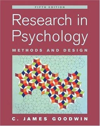 Research in Psychology : Methods and Design - Thryft