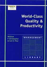 World-Class Quality and Productivity: Fifteen Strategies for Improving Performance