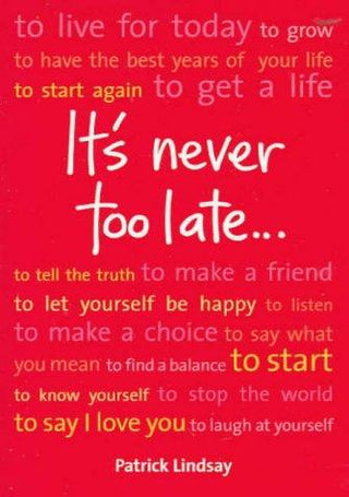 It's Never Too Late - Thryft