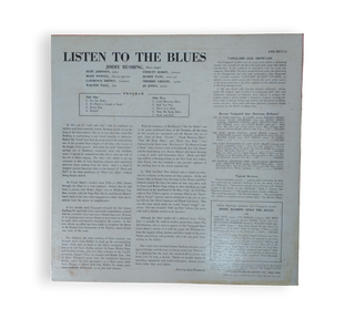 Listen To The Blues With Jimmy Rushing