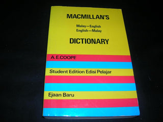 Macmillan's Malay-English English-Malay Dictionary