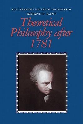 Theoretical Philosophy after 1781 - Thryft