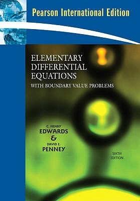 Elementary Differential Equations with Boundary Value Problems : International Edition - Thryft