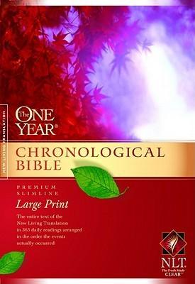 One Year Chronological Bible-NLT-Premium Slimline Large Print - Thryft