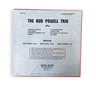 The Bud Powell Trio = バド・パウエルの芸術