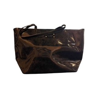 Kate Spade Black Patent Leather Tote Bag