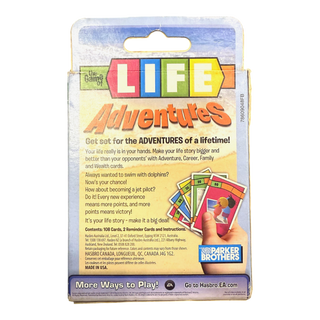 The Game of Life Adventures Card Game