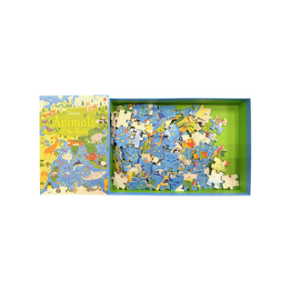 Book & Jigsaw Animals of the World 200 Pieces