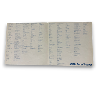 Super Trouper = スーパー・トゥルーパー