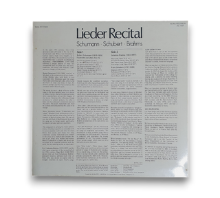 Lieder Recital