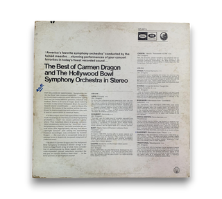 The Best Of Carmen Dragon And The Hollywood Bowl Symphony Orchestra