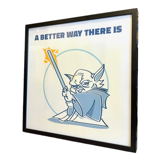 A Better Way There Is Yoda Print