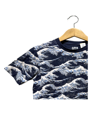 Uniqlo X Hokusai Blue