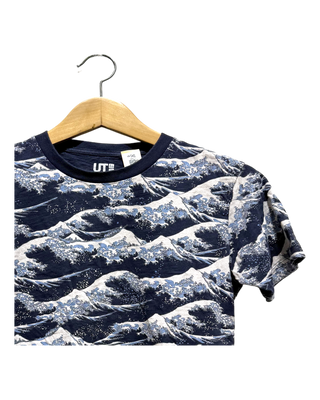 Uniqlo X Hokusai Blue