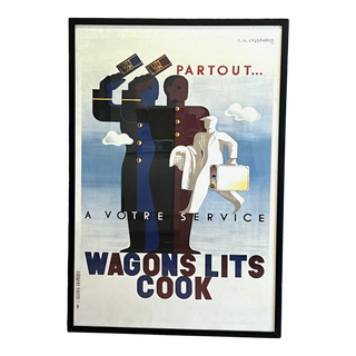 Wagons Lits Cook A.M. Cassandre Poster