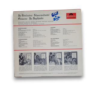 Der Bettelstudent / Schwarzwaldmädel / Gasparone / Der Vogelhändler