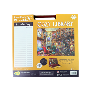 Cozy Library Pass-Along Puzzle