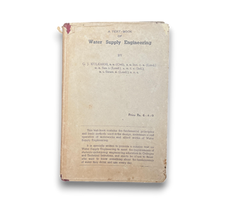 A Text Book of Water Supply Engineering