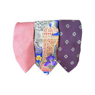 Set of Hèrmes, Leonard and Etro Ties