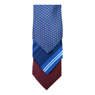 Loewe Patterned Tie, Kenzo Striped Tie, Giorgio Armani Solid Tie Set