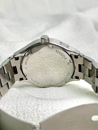 Fossil Women's Quartz Silver-Tone Round Link Bracelet Watch