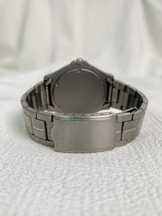 Alba Epsilon Quartz Silver-Tone Round Bracelet Watch