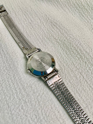 Casio Quartz Silver-Tone Round Bracelet Watch