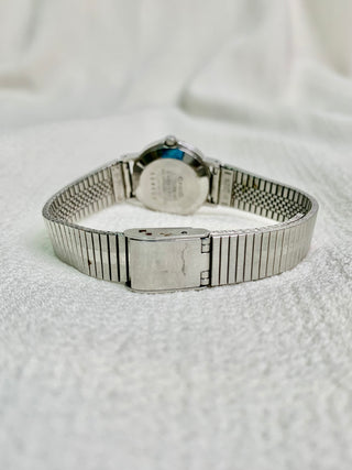 Casio Quartz Silver-Tone Round Bracelet Watch