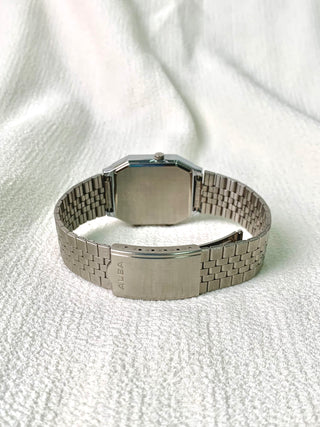 Limited Edition Alba Quartz Silver-Tone Rectangular Bracelet Watch