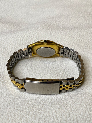 Vintage Seiko Quartz Dress Two-Tone Round Bracelet Watch